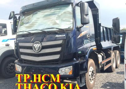 Thaco AUMAN D240 2018 - TP. HCM xe Ben 3 chân Thaco Auman D240 tải trọng 13 tấn, màu trắng