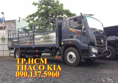 Thaco AUMAN C160 2018 - TP. HCM Thaco Auman C160 9.3 tấn thùng mui bạt vách tôn lạnh, màu trắng, giá 742tr