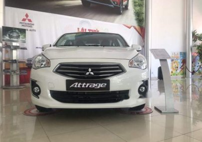 Mitsubishi Attrage 2018 - Bán ô tô Mitsubishi Attrage 2018, màu trắng, vay 90%