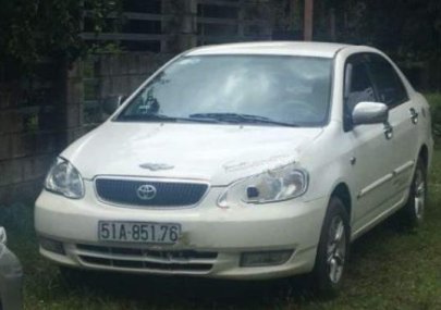 Toyota Corolla altis  1.8G MT  2002 - Cần bán Toyota Corolla altis 1.8G MT năm 2002, màu trắng, xe gia đình 