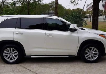 Toyota Highlander  AT 2014 - Chính chủ bán Toyota Highlander AT đời 2014, màu trắng, nhập khẩu