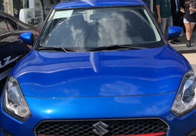 Suzuki Swift  1.2L AT  2018 - Cần bán Suzuki Swift 1.2L AT đời 2018, màu xanh lam, giá 499tr