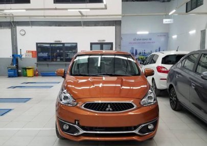 Mitsubishi Mirage 2019 - Bán xe Mitsubishi Mirage 2019 tại Quảng Bình màu cam, trả trước chỉ 130 triệu. LH: 0935.445.730