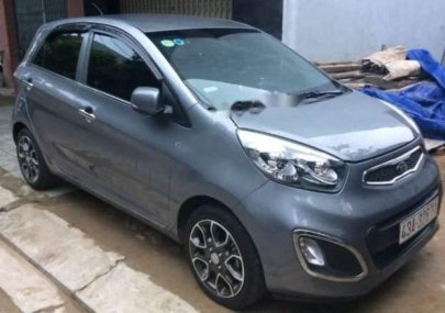 Kia Picanto S 1.25 AT 2014 - Bán Kia Picanto S 1.25 AT năm 2014, màu xám xe gia đình