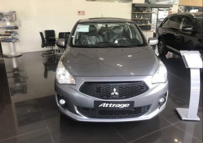 Mitsubishi Attrage    2019 - Bán xe Mitsubishi Attrage 2019, màu bạc, xe nhập Thái Lan