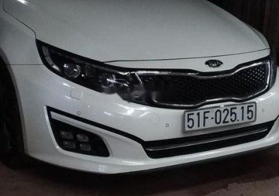 Kia Optima   2.0 AT  2014 - Cần bán lại xe Kia Optima 2.0 AT sản xuất năm 2014, màu trắng, đăng ký lần đầu: 13/01/2015