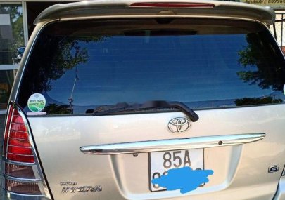 Toyota Innova  G   2007 - Gia đình bán Toyota Innova G đời 2007, màu bạc