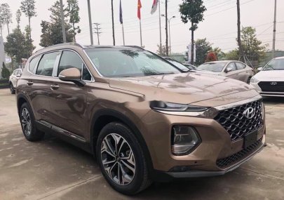 Hyundai Santa Fe 2019 - Bán xe Hyundai Santa Fe sản xuất 2019, màu nâu, nội thất đẹp