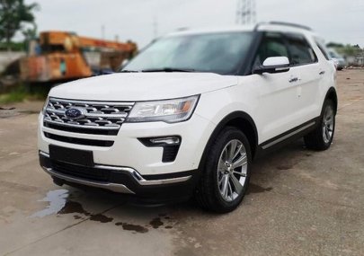 Ford Explorer  Limited  2018 - Bán Ford Explorer Limited năm sản xuất 2018, màu trắng, nhập khẩu nguyên chiếc