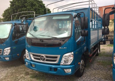 Thaco OLLIN 2020 - Xe kinh doanh vận tải - Thu hồi vốn nhanh, Thaco Ollin 720. E4 thùng bạt, 7 tấn, đời 2020, màu xanh lam