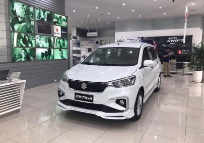 Suzuki Ertiga GLX 4AT 2019 - Bán ô tô Suzuki Ertiga GLX 4AT sản xuất năm 2019, màu trắng, nhập khẩu