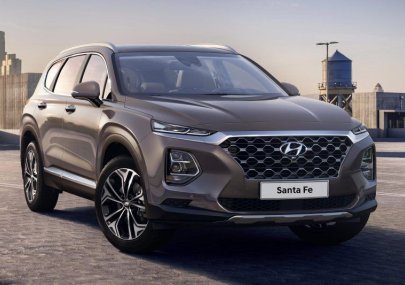 Hyundai Santa Fe 2019 - Siêu giảm giá cuối năm chiếc xe Hyundai Santa Fe máy dầu cao cấp, sản xuất 2019, có sẵn xe