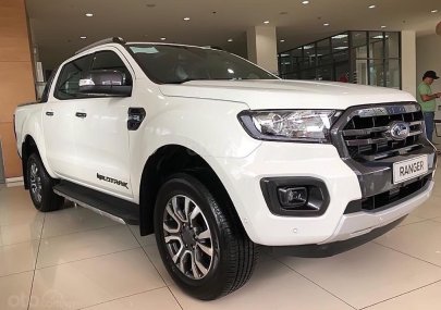 Ford Ranger XLT  2020 - Bán xe Ford Ranger XLT năm sản xuất 2020, màu trắng, nhập khẩu, giá 799tr