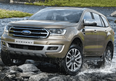Ford Everest 4x2 AT Titamium 2020 - Bán ô tô Ford Everest 4x2 AT Titamium năm sản xuất 2020, màu vàng cát, xe nhập