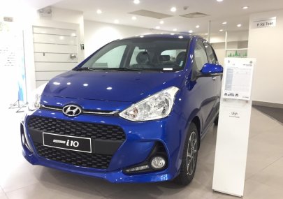 Hyundai Grand i10 1.2 AT 2020 - Hyundai Lê Văn Lương - Cần bán Hyundai Grand i10 1.2 AT năm 2020, màu xanh lam