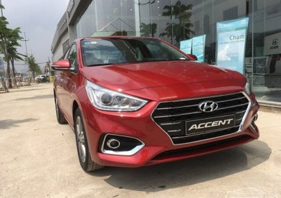 Hyundai Accent 1.4 MT Base 2019 - Bán Hyundai Accent 1.4 MT Base năm 2019, màu đỏ